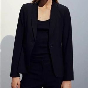 H&M Black One-Button Blazer NWT
